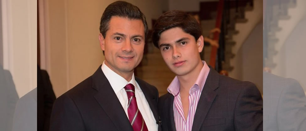 Peña Nieto felicita a su hijo Alejandro